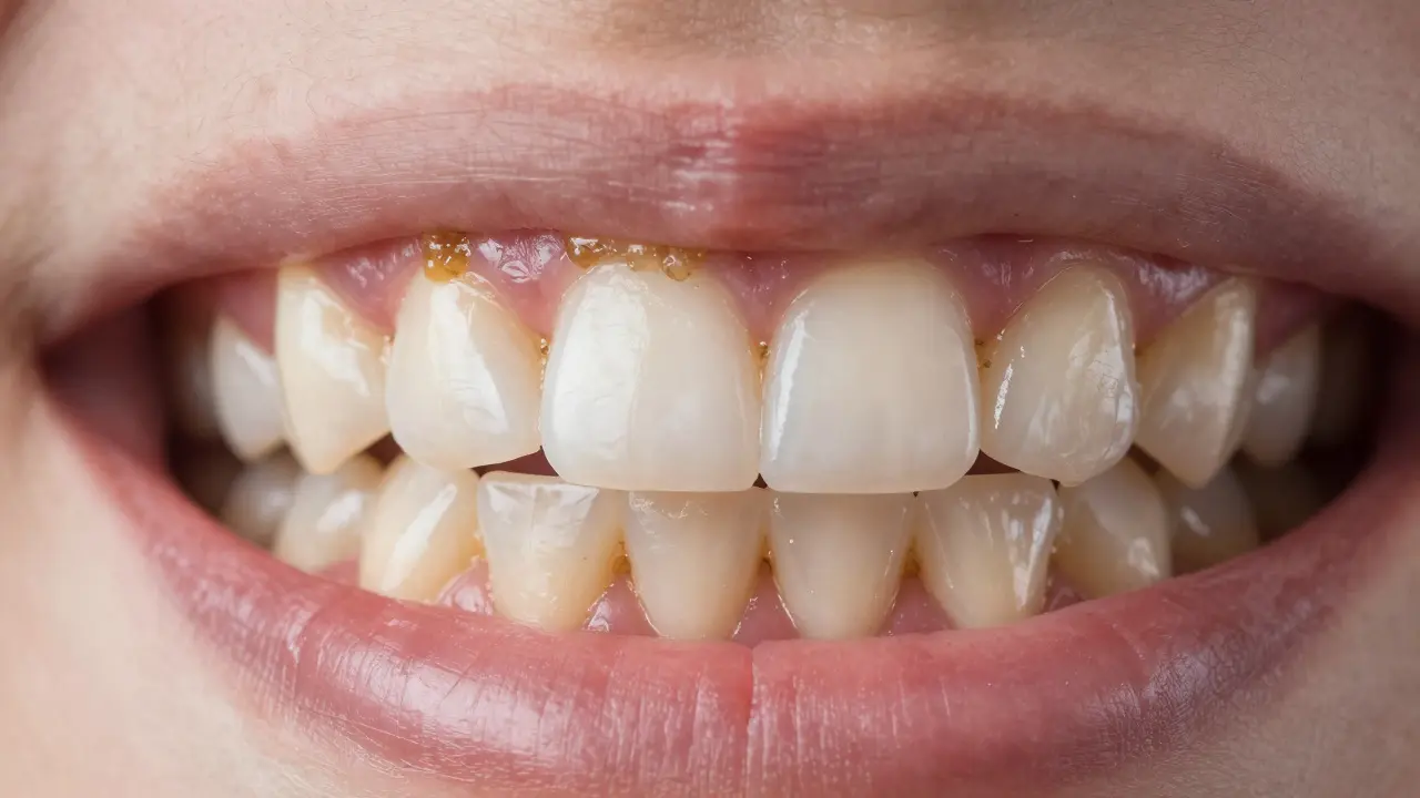 Jak vypadá zubní kámen a jak ho poznat na první pohled