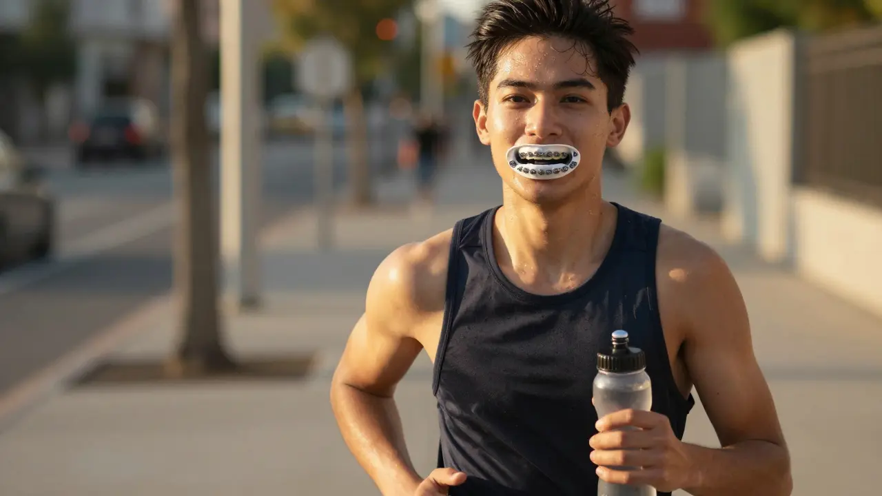 Rovnátka a sport: Co je třeba vzít v úvahu při nošení ortodontického zařízení