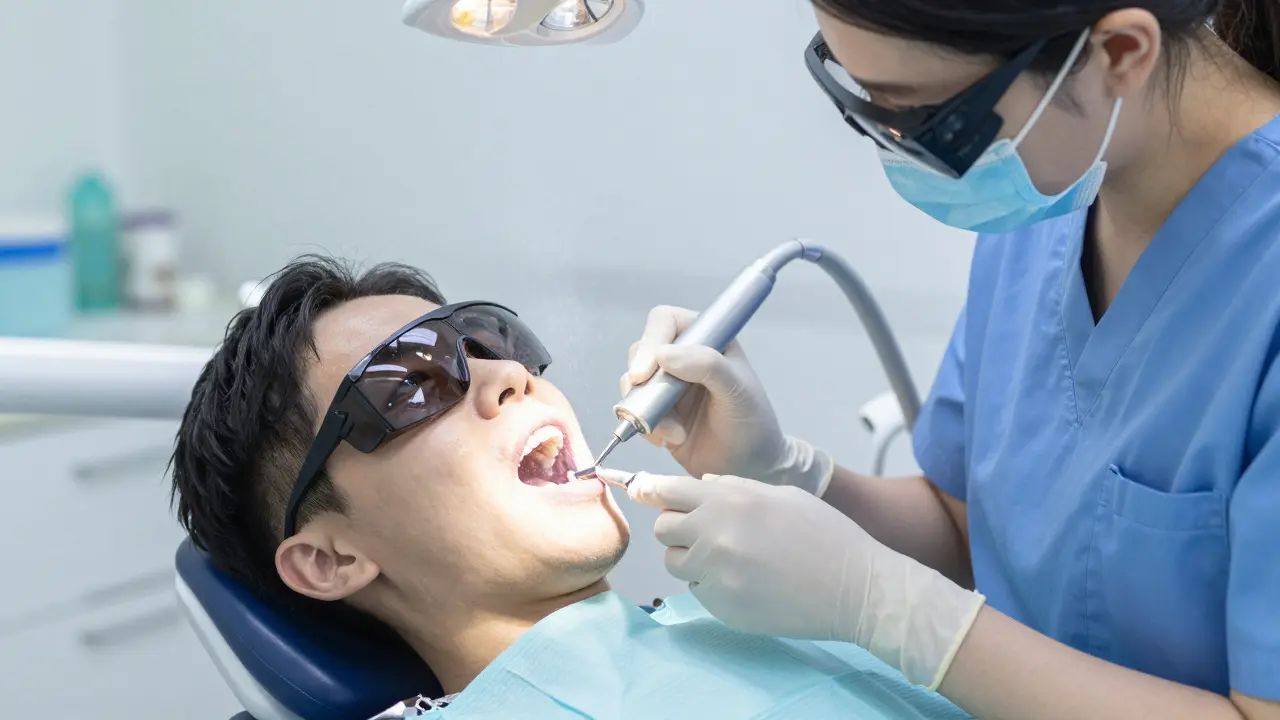 Jak probíhá pískování zubů? Celý proces od začátku do konce