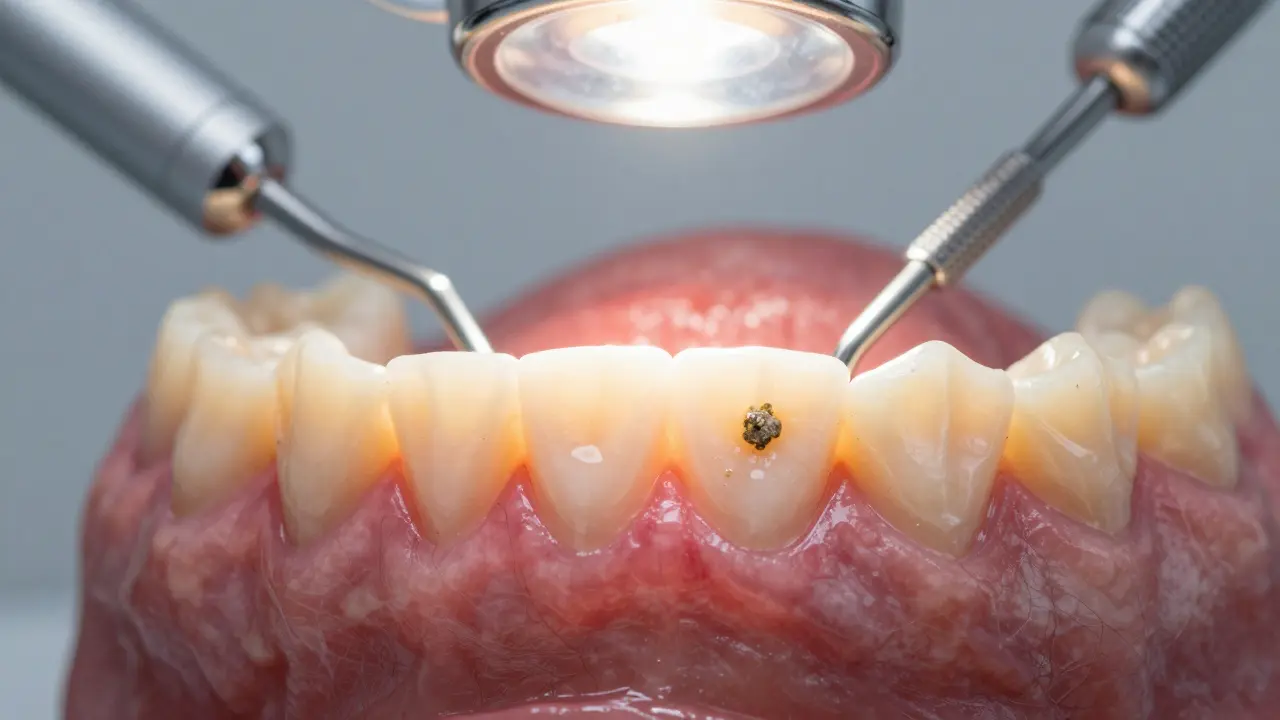 Zubní kámen pod dásní - jak zvolit správnou metodu odstranění