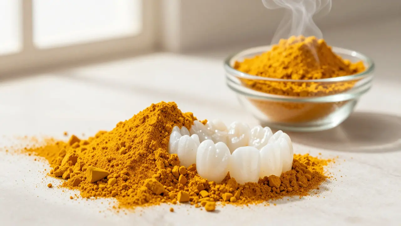 Na co je dobrá kurkuma? Přívod k bělení zubů a zdravé ústní dutině