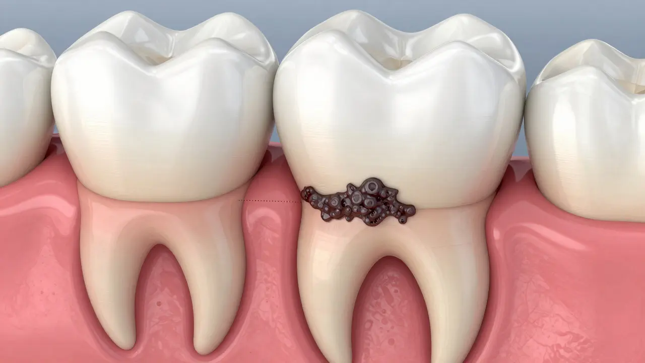 Zubní kámen pod dásní: jak ho odhalit a jak ho léčit