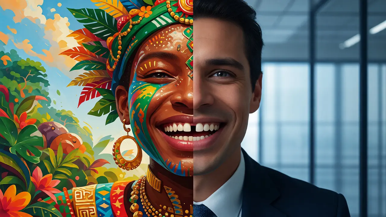Kontrast kulturního vnímání mezery mezi zuby: africká radost vs. západní profesionalita